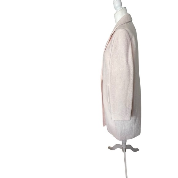 J.Crew Daphne Topcoat in Italian Boiled Wool in Cream Color Size 12 - Picture 12 of 13